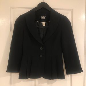 Oh-so sexy fitted and feminine black blazer